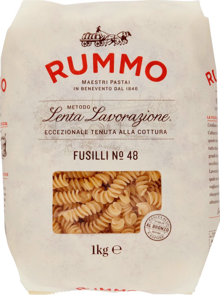 12x Rummo Pasta Fusilli N.48 1kg Produktbild 
