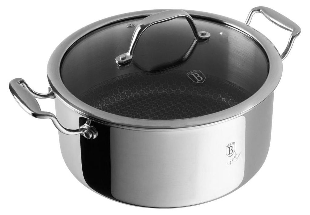 BERLINGERHAUS Kasserolle mit Deckel und Antihaftoberfläche Produktbild 