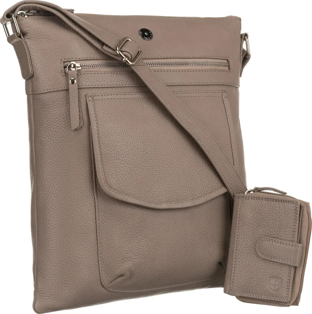 Acquista Peterson PTND72DS78628 | Borsa a Tracolla Donna Pelle Nera