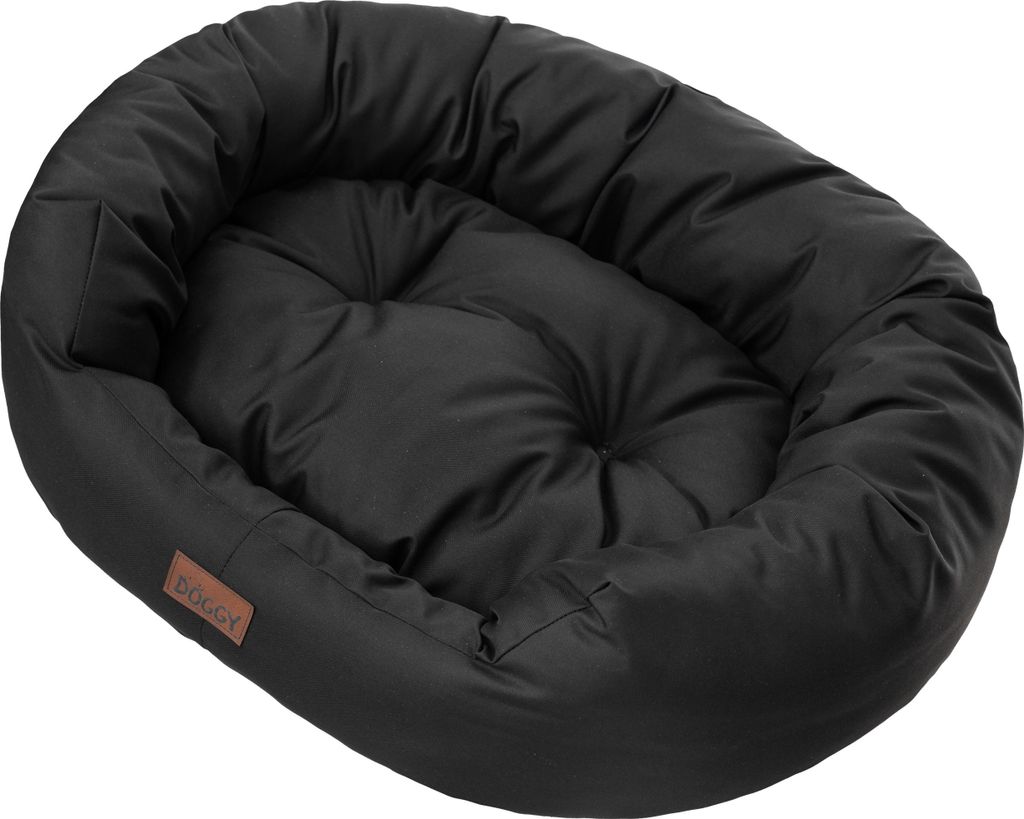 Hundebett mit Wasserdichtes Matratze "Amazing" – Orthopädisches Haustierbett oval für Innen & Außen – 115x95 cm