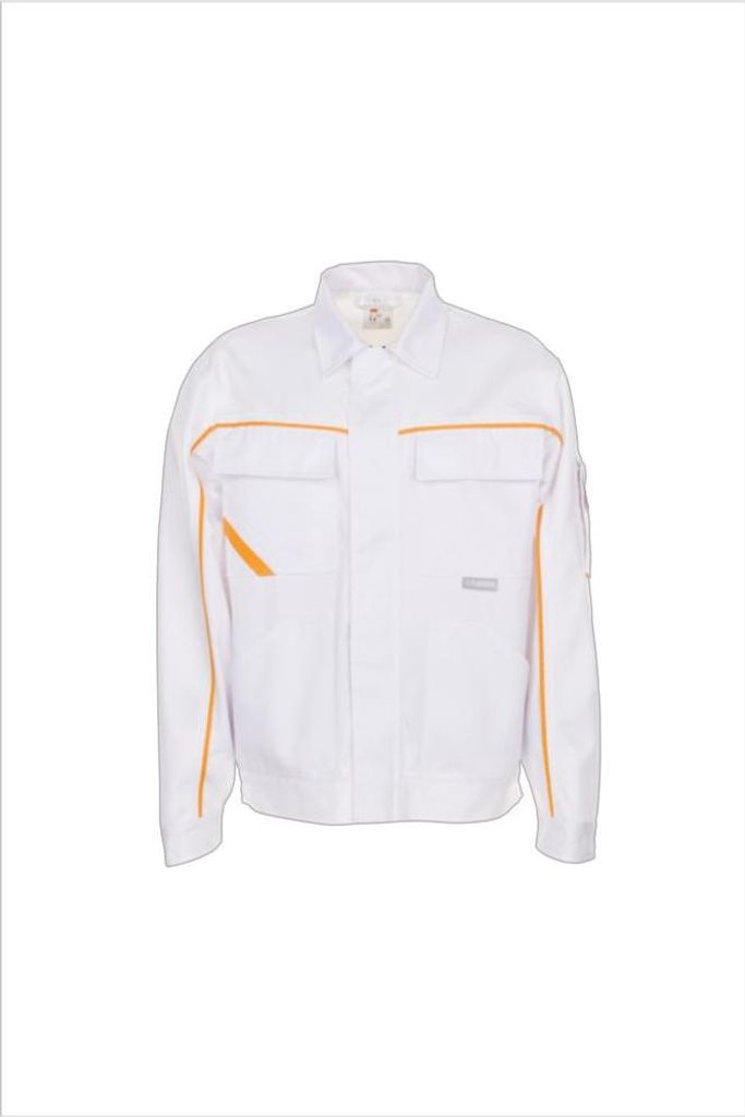 Planam Bundjacke Highline Gr. 58 reinweiß/gelb