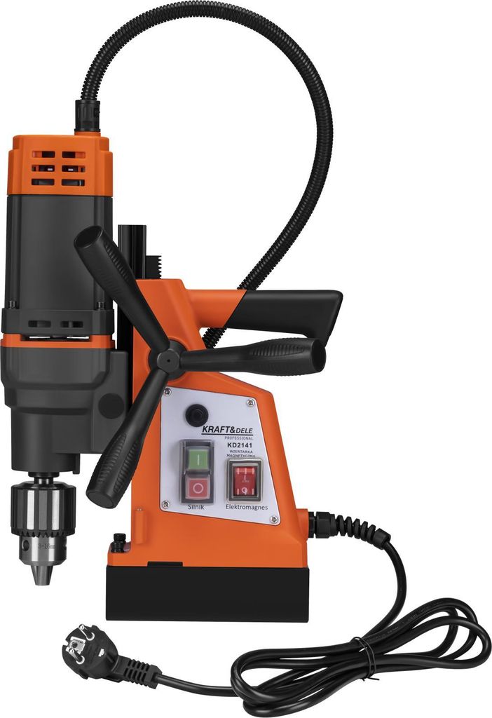 KRAFT&DELE | Kernbohrmaschine, Magnetbohrmaschine, 230V, 2200W, Magnetbohreinheit, für alle Oberflächen und Heimwerkerarbeiten
