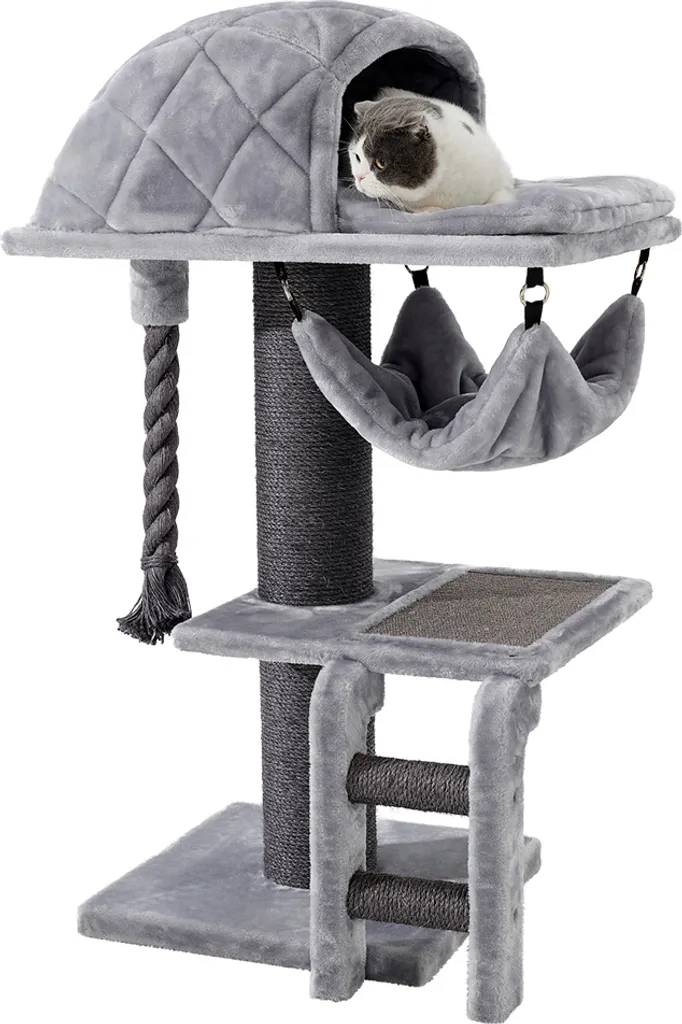 Nobby Arbre à chat RAMI XL Gris - Structure Robuste pour Grand Félin