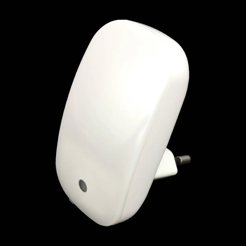 Mini Veilleuse LED Blanche 2LED - Format Compact L58 x l44 x H82 mm