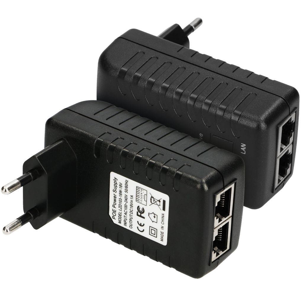 Extralink PoE Netzteil 18V 1A 18W Steckernetzteil