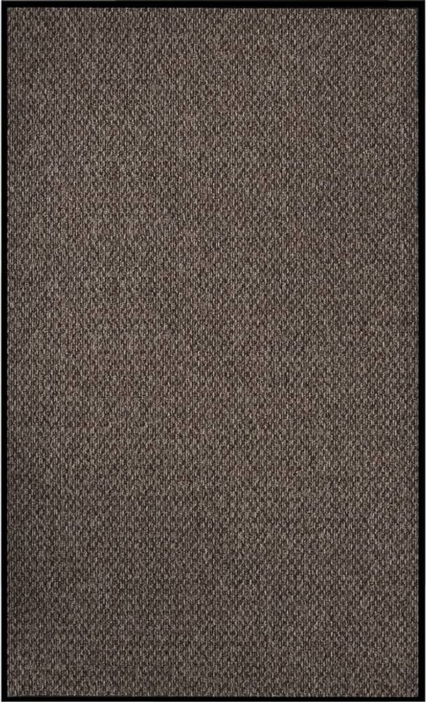 Fußmatte Beige 90 x 150 cm 100% PP Vinyl Schlingenteppich Rutschfest