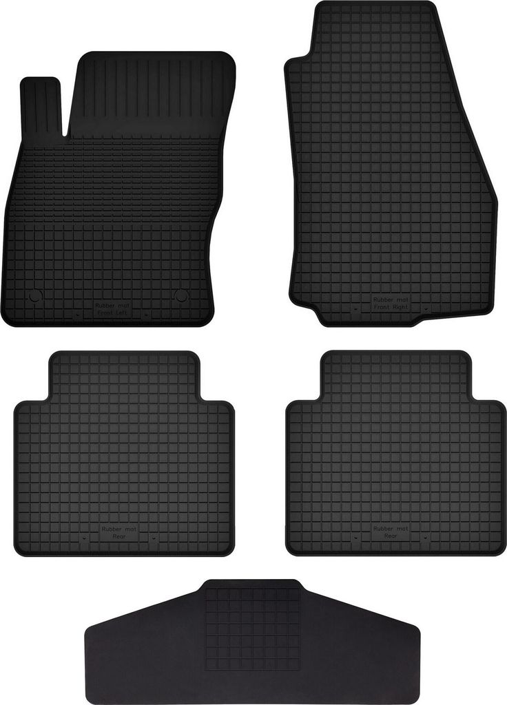 Gummi Fußmatten Set Für: Audi A8 D5 (2017-2022) Gummimatten Schwarz