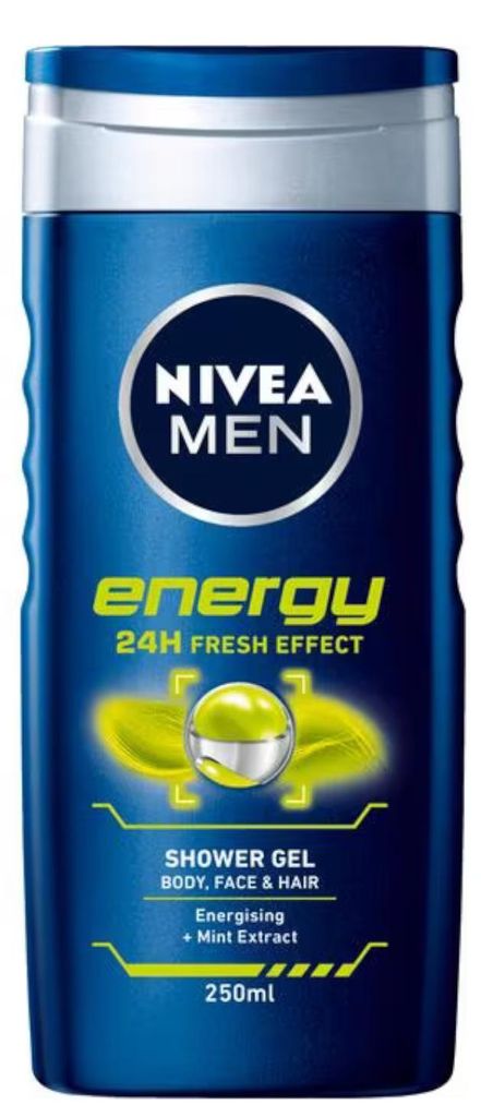Nivea - Nivea Men Energy Shower Gel 250ml Immagine del prodotto 