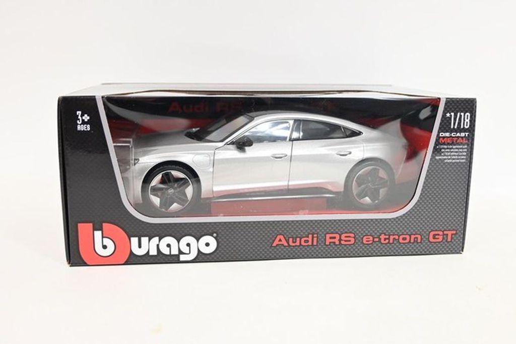 BBURAGO Audi RS e-tron GT 22 1:18, Model samochodu Zdjęcie produktu 