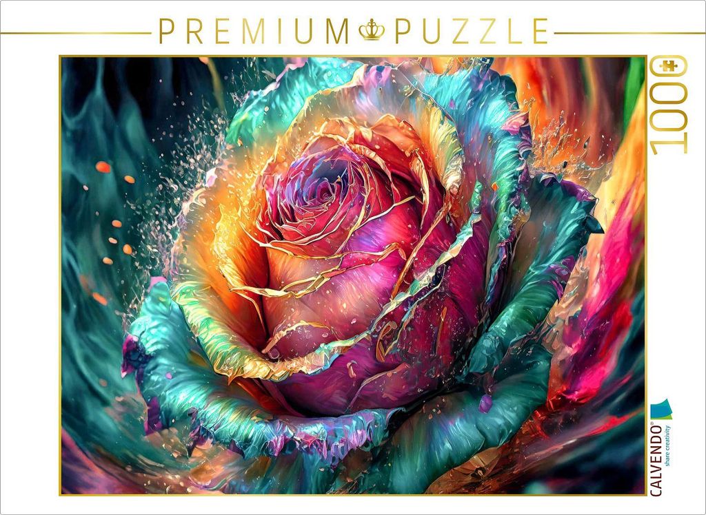 CALVENDO Puzzle Rose | 1000 Teile Lege-Größe 64x48cm Foto-Puzzle für glückliche Stunden
