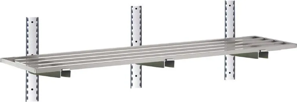 Étagère inox 100cm Gastro M robuste et hygiénique pour CHR