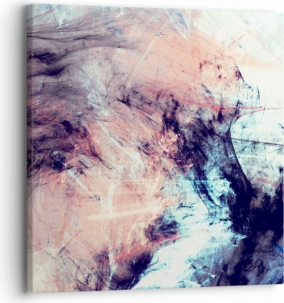 Bild auf Leinwand - Leinwandbild - Abstraktion modern - 30x30cm - Wand Bild - Wanddeko - Wandbilder - Leinwanddruck - Bilder - Kunstdruck - Wanddek...