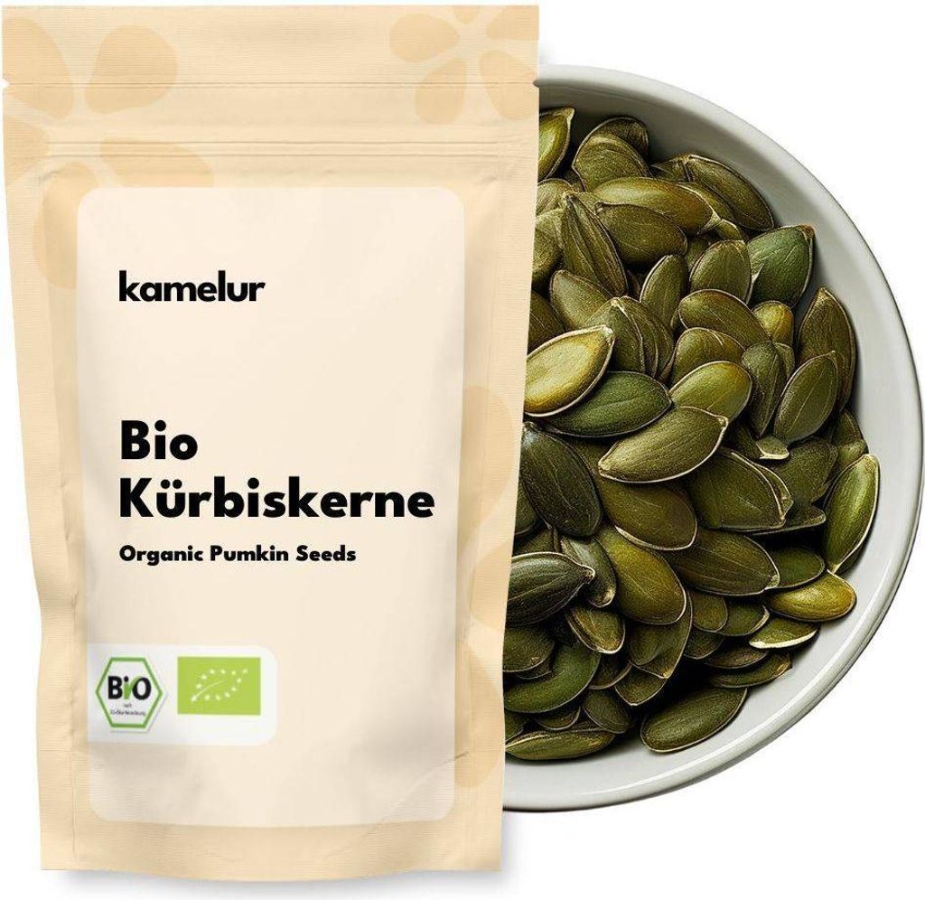 Kamelur BIO Kürbiskerne 1kg, schalenlos gewachsen