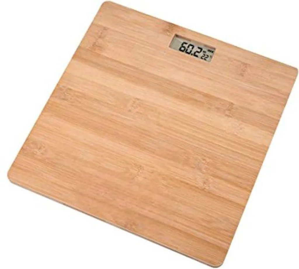 Pèse-personne blanc en métal 100 kg - Balance fiable au design épuré