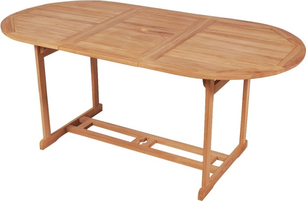 Maison Exclusive - Gartentish 180x90x75 cm Teak Massivholz
