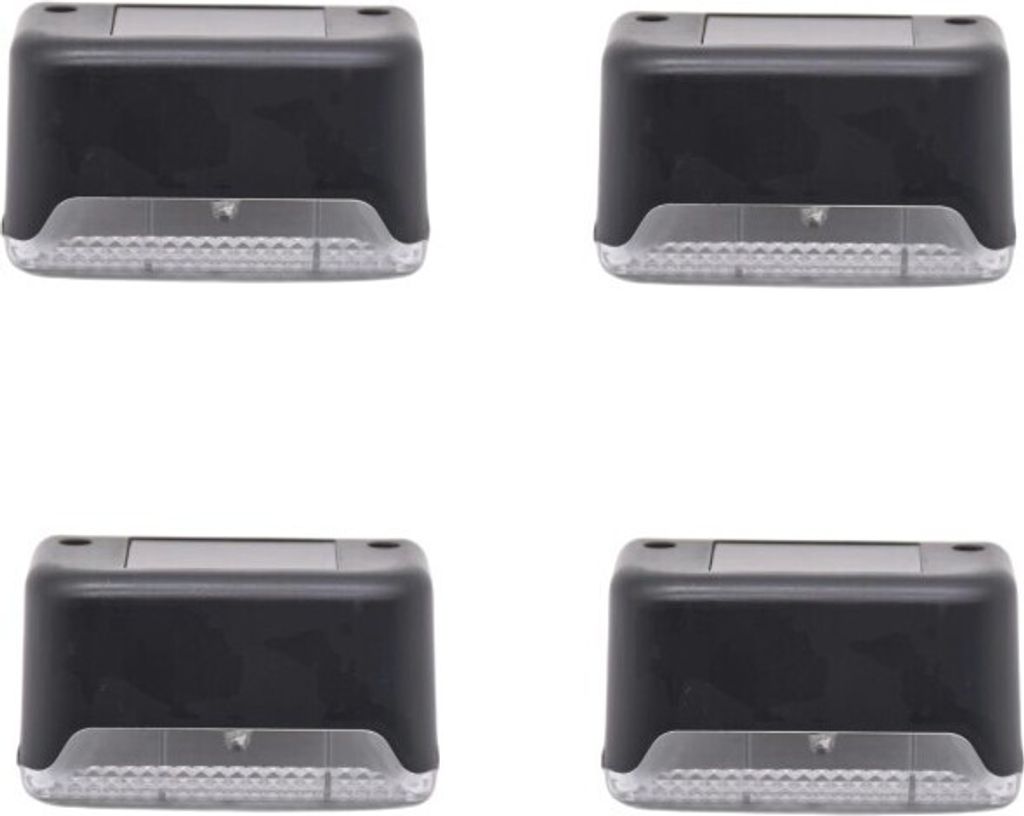 INF Automatische Solarleuchten, 4er-Pack Schwarz Produktbild 