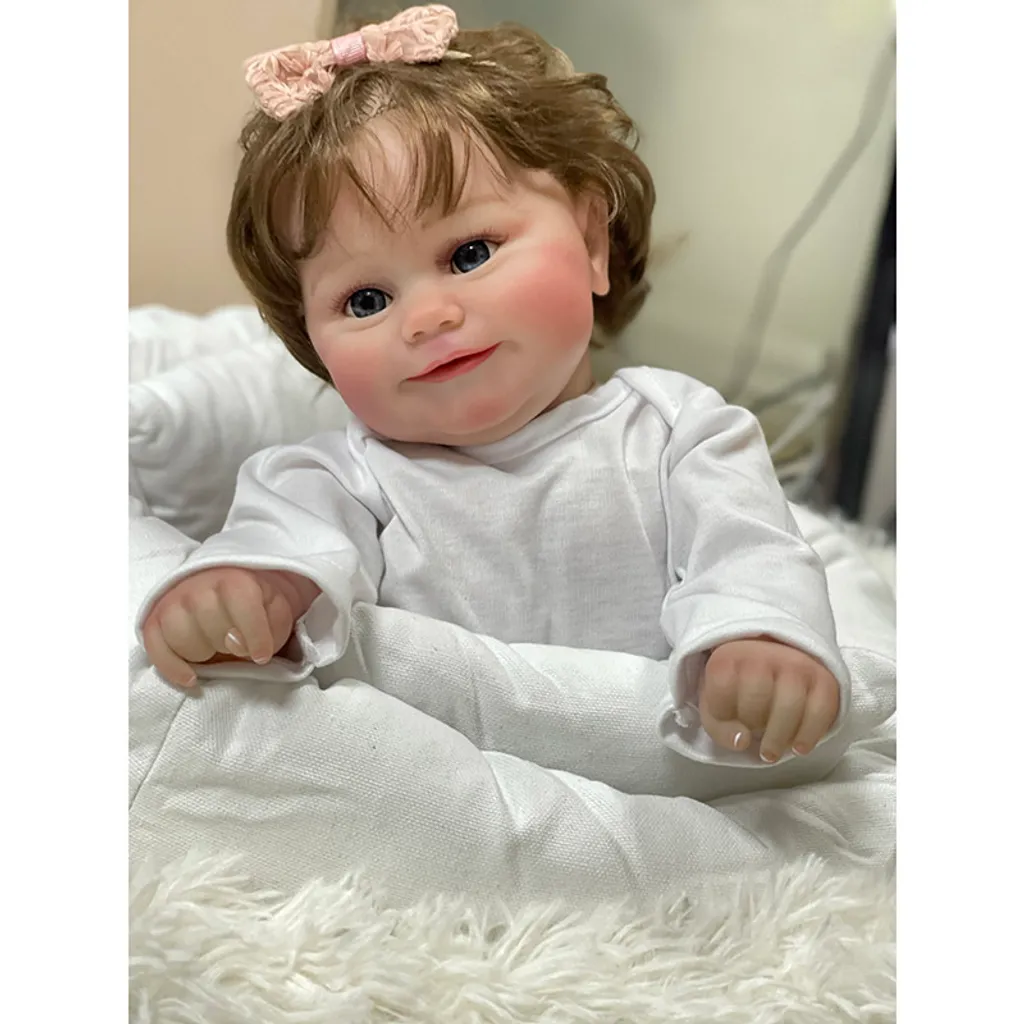 Poupée réaliste Maddie sans brillance pour un effet bébé véritable - 5