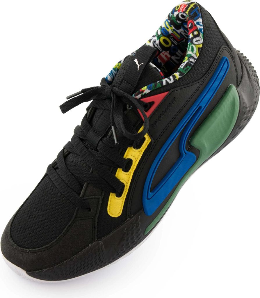 Puma Court Rider Chaos Trash Talk Schwarze Unisex-Schuhe