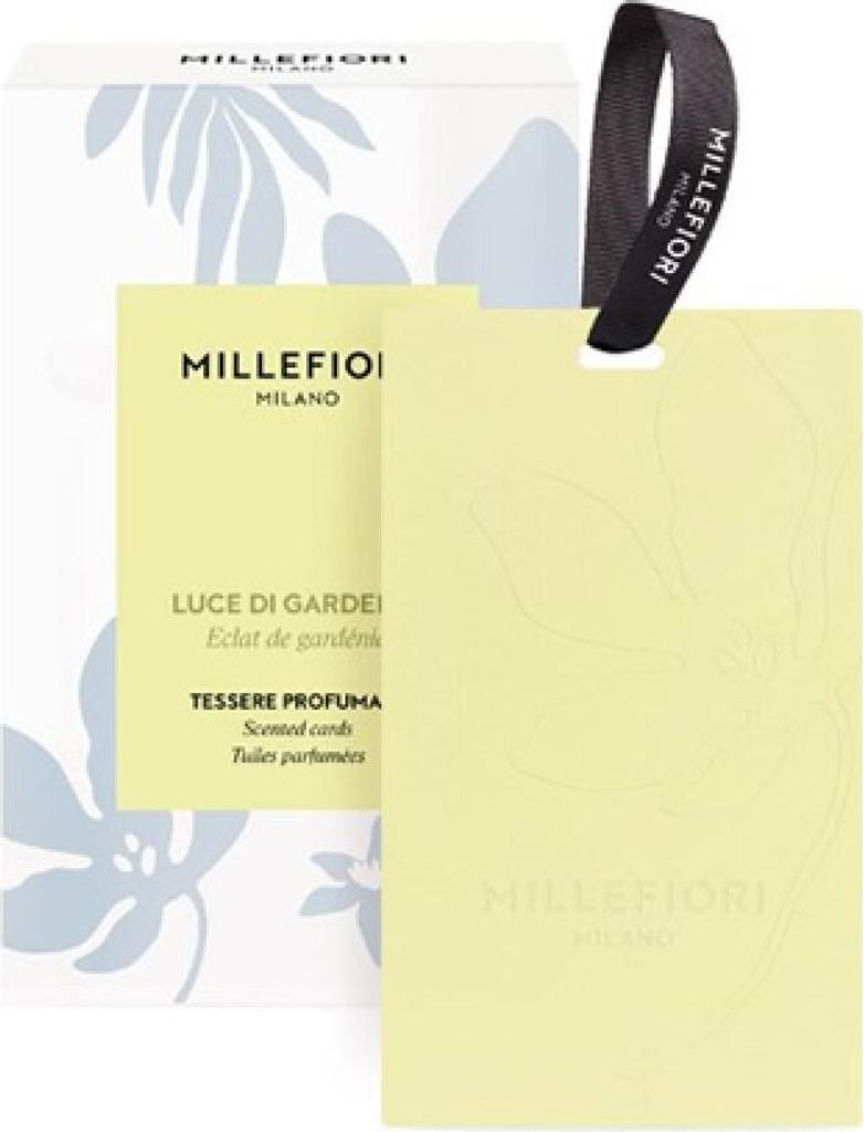 Millefiori Luce di Gardenia vonná karta 3 ks