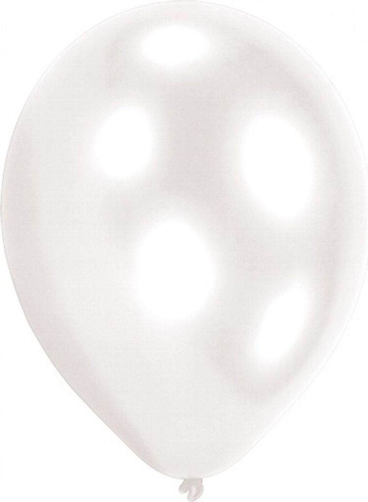 amscan Luftballons weiß Ø27,5cm 25 Stück