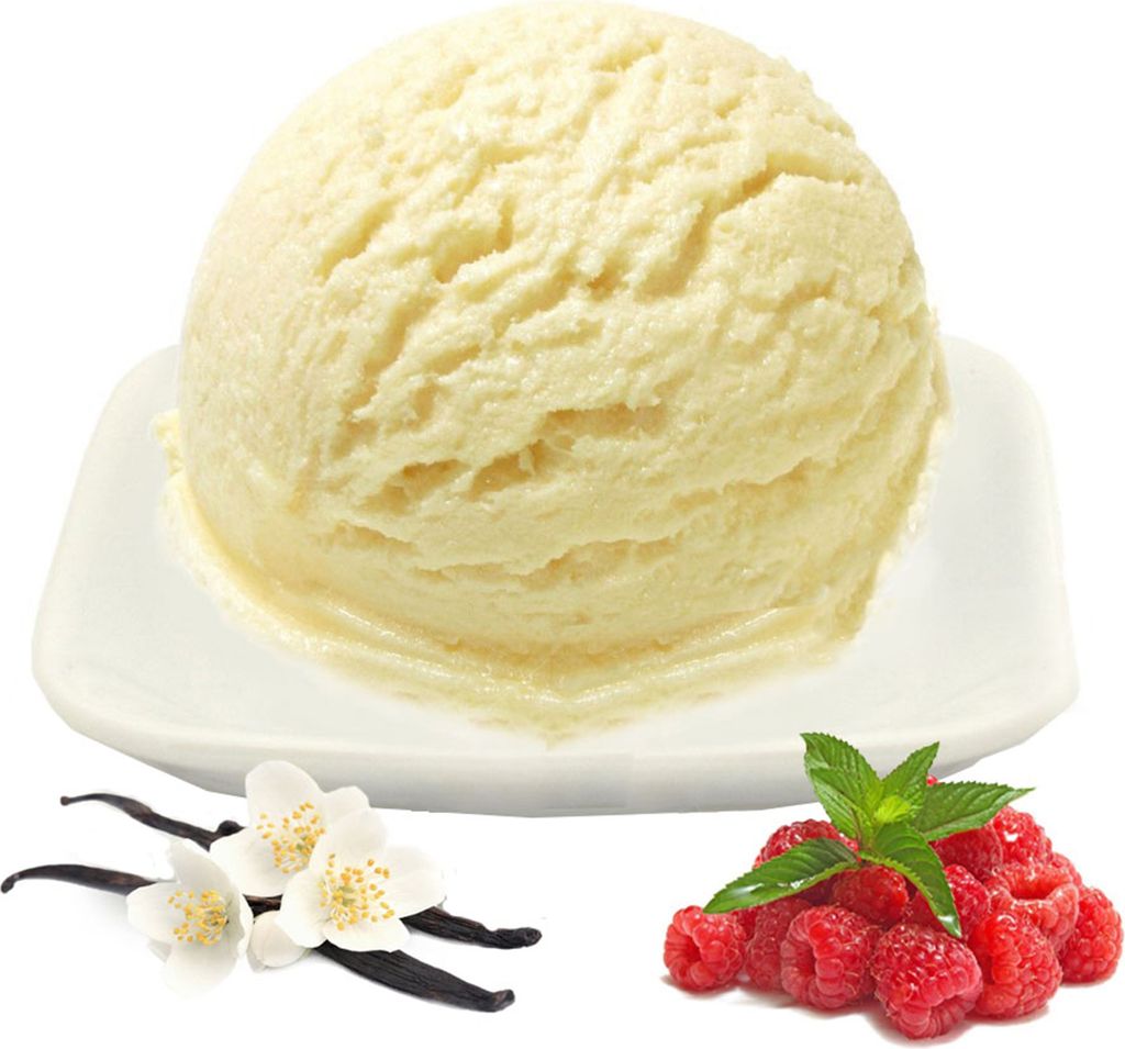 Gino Gelati Vanille Himbeere Low Carb Eis Pulver – Vegan, Zuckerfrei, Laktosefrei – Perfekt für gesunde Ernährung (10 Kg)