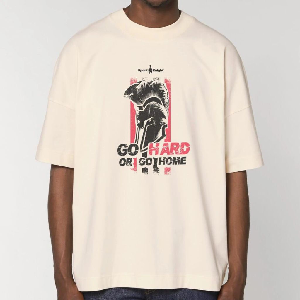 Sport-Knight Herren Oversize T-Shirt "Go Hard or Go Home"