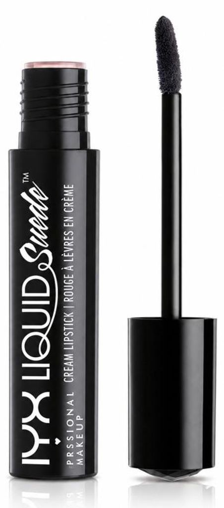 NYX Professional Makeup Liquid Suede Cream Lipstick, Black, Zdjęcie produktu 