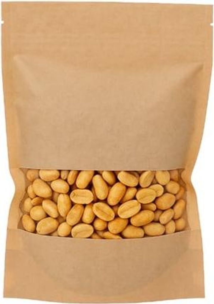 Doypack ECO KRAFT – Kleines Fenster – 100 ml – 100 Stück