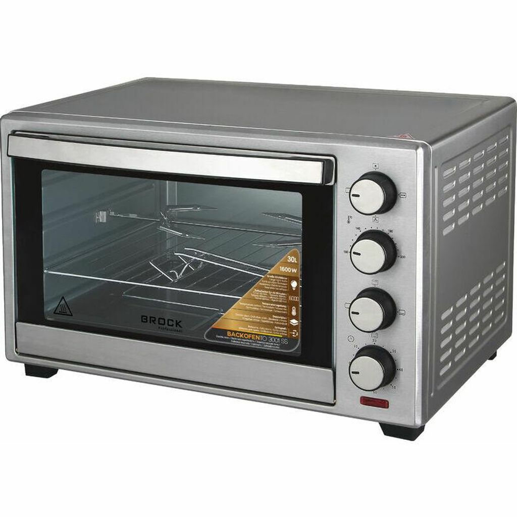 Brock Electronics TO 3001 SS, 33 l, Nerezová ocel, Otočné, Obrázek produktu 