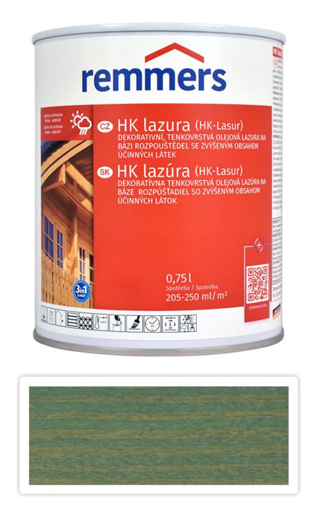 Remmers HK-Glaze soľ zelená 750 ml Obrázok produktu 