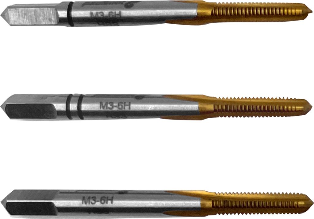 PAULIMOT Hand-Gewindebohrer-Satz 3-teilig M3 x 0,5