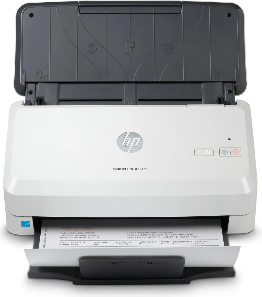 Scanner HP Pro 3000 S4 pour archivage numérique fluide A4 600 ppp 6FW07A