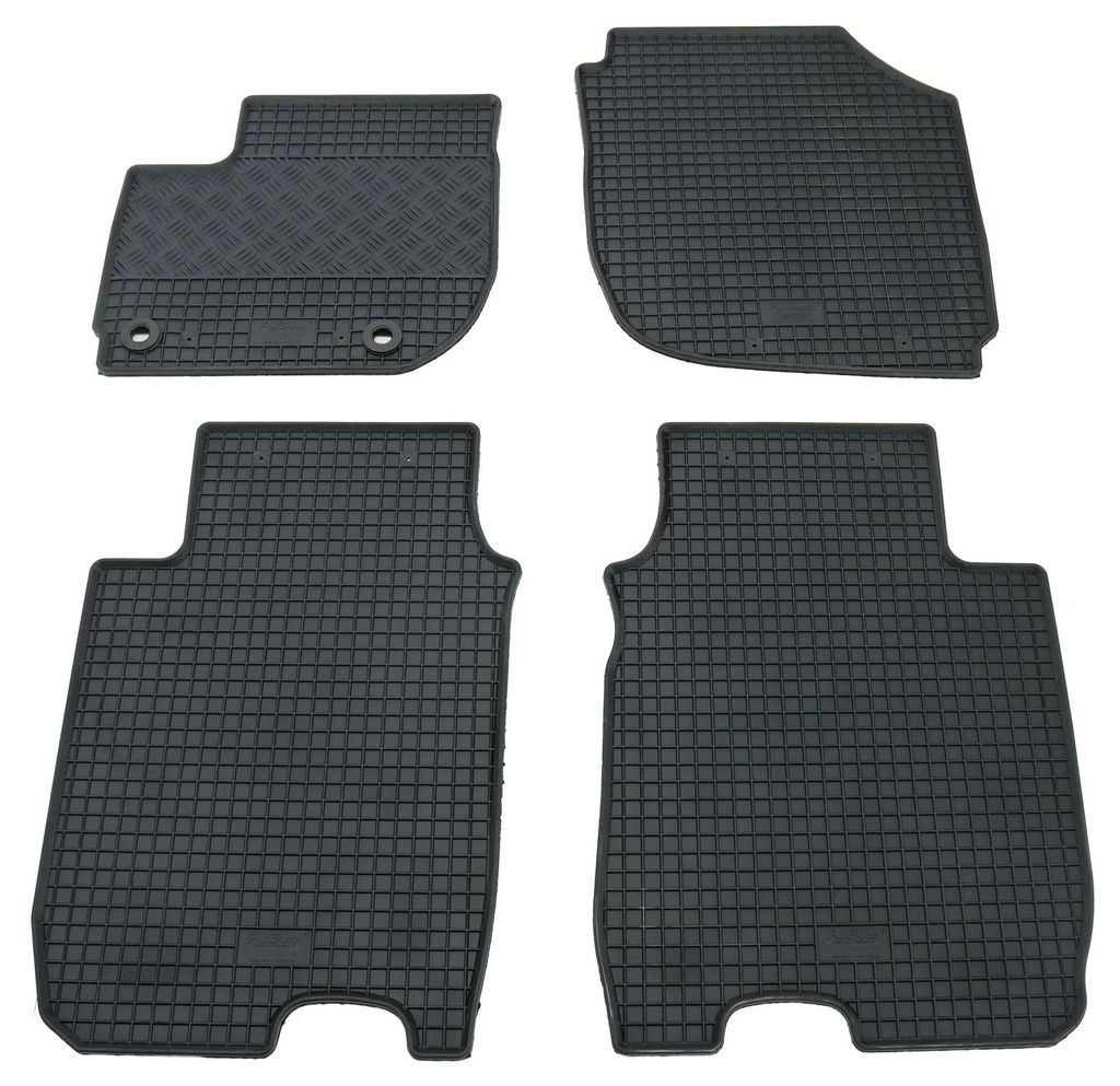 Gummifußmatten Set 4-teilig für Honda HR-V II (2015-), schwarz