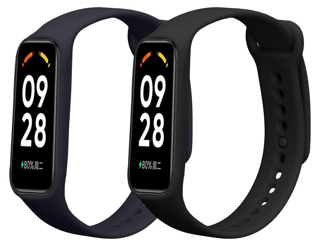 kwmobile 2x Uhrenarmband für Xiaomi Smart Band 8 Active Produktbild 