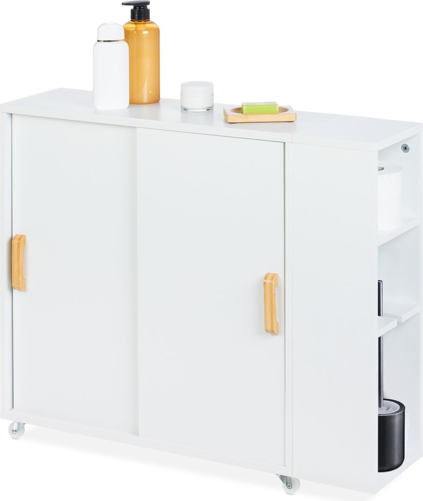 Relaxdays 4052025502904, Biały, Wolnostojący, 4 pół., 2 Zdjęcie produktu 