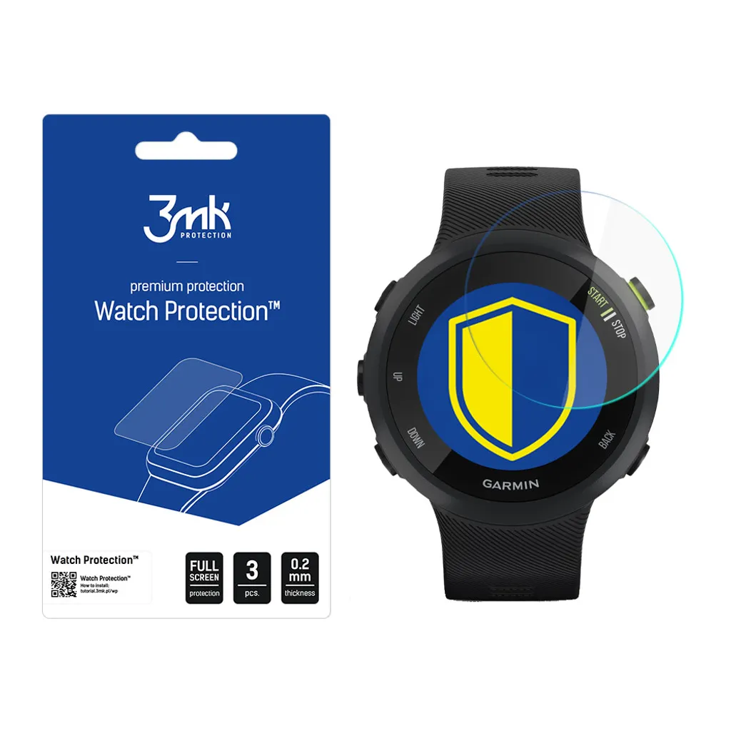 Protezione Vetro 3Mk FlexibleGlass per Garmin Forerunner 45 - Anti-Shock