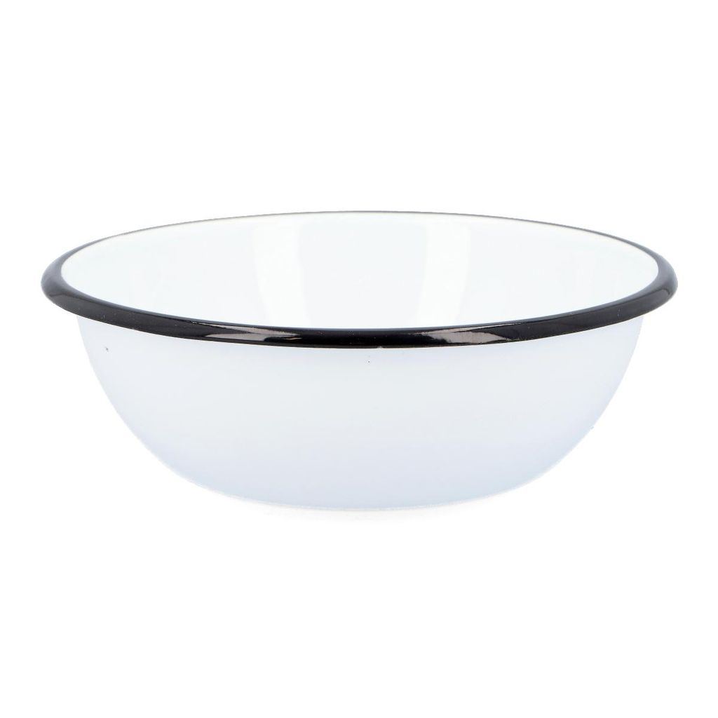 Kuketo | Miska emaliowana 2,5 l biała Ø 24 cm - Duża miska Zdjęcie produktu 