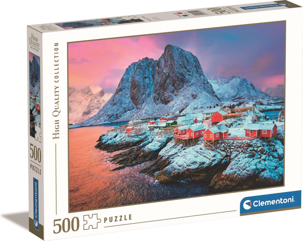 Clementoni Puzzle High Quality 500 elementów Wioska Hamnoy Obrázok produktu 