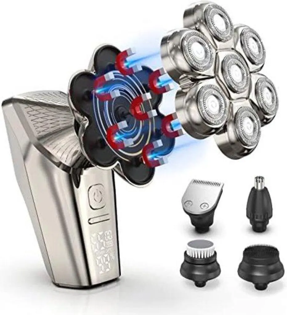 Tondeuse à cheveux homme magnétique en métal pour coupe précise DIY