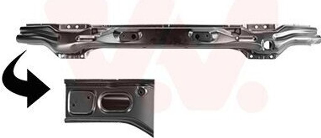 VAN WEZEL Querträger Stoßfängerträger 3083681 Vorne passend für MERCEDES-BENZ SPRINTER 3,5-t Kasten (906)