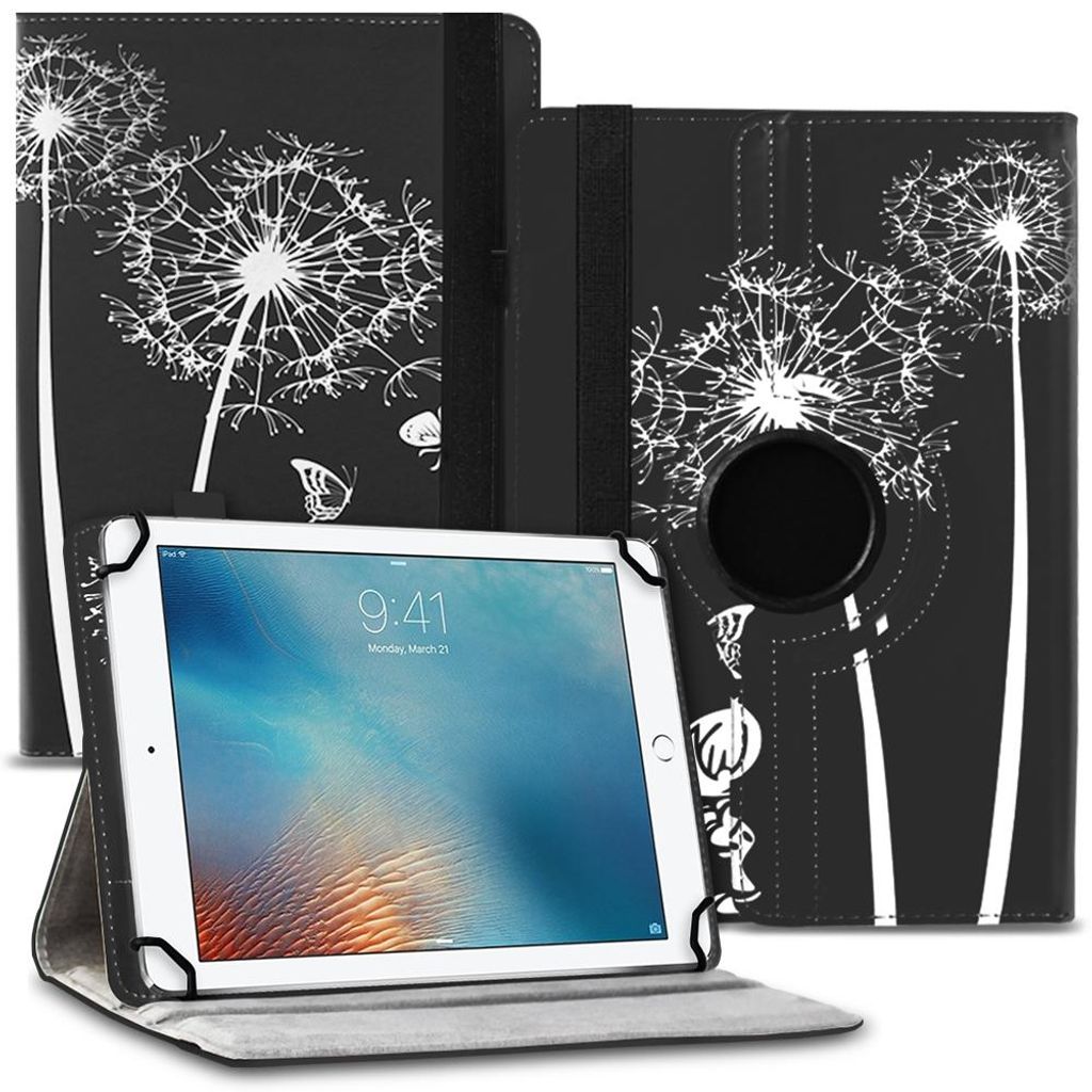 Tablet Hülle für Apple iPad Air 11 Zoll Tasche Schutzhülle Case Cover DrehbarFarbe 360 Uni:Motiv 12