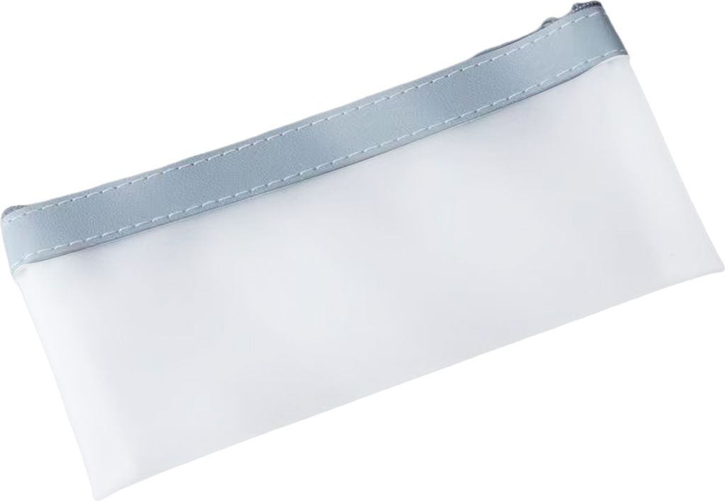 Transparenter Bleistiftbeutel mit großem Fassungsvermögen und Reißverschluss, wasserdicht, transparent, PVC, Bleistiftbeutel, Make-up-Pinsel-Org...