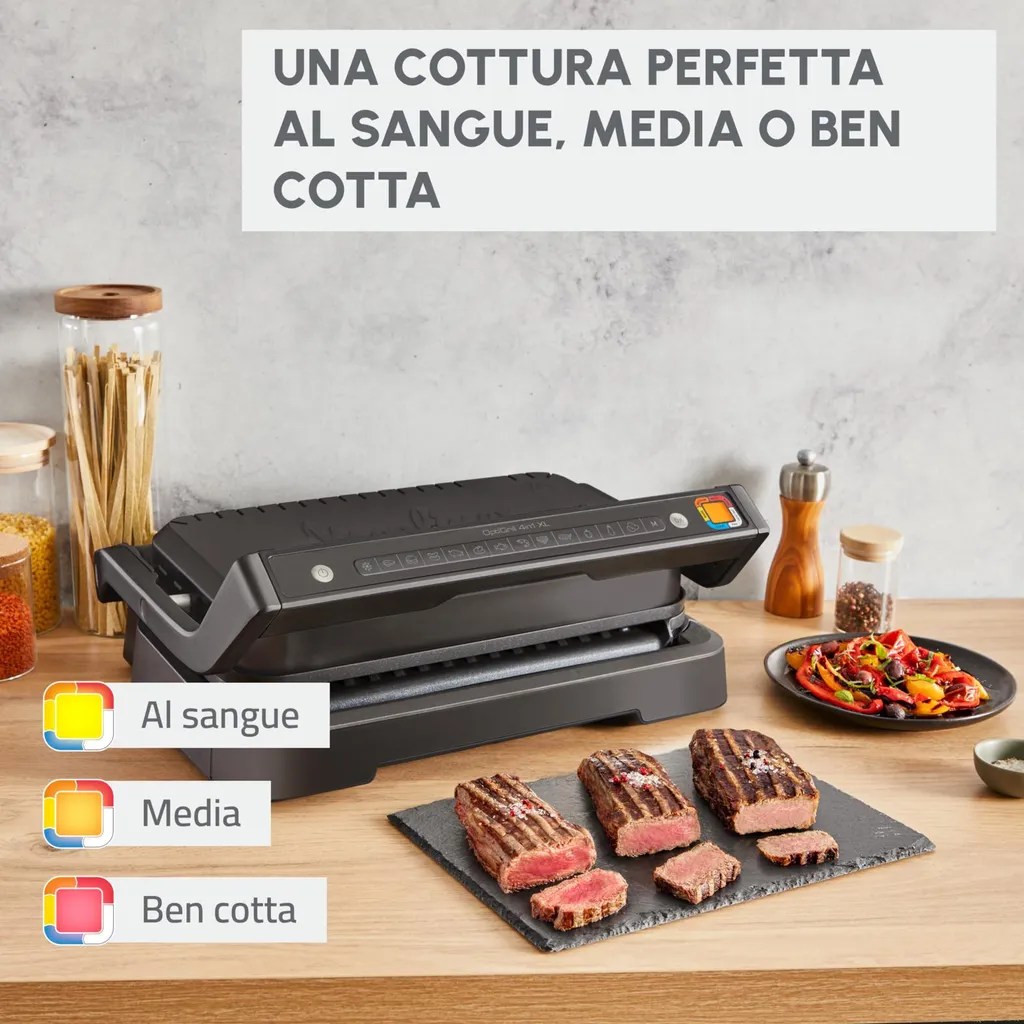 Gril électrique intelligent Moulinex Optigrill XL 12 programmes auto