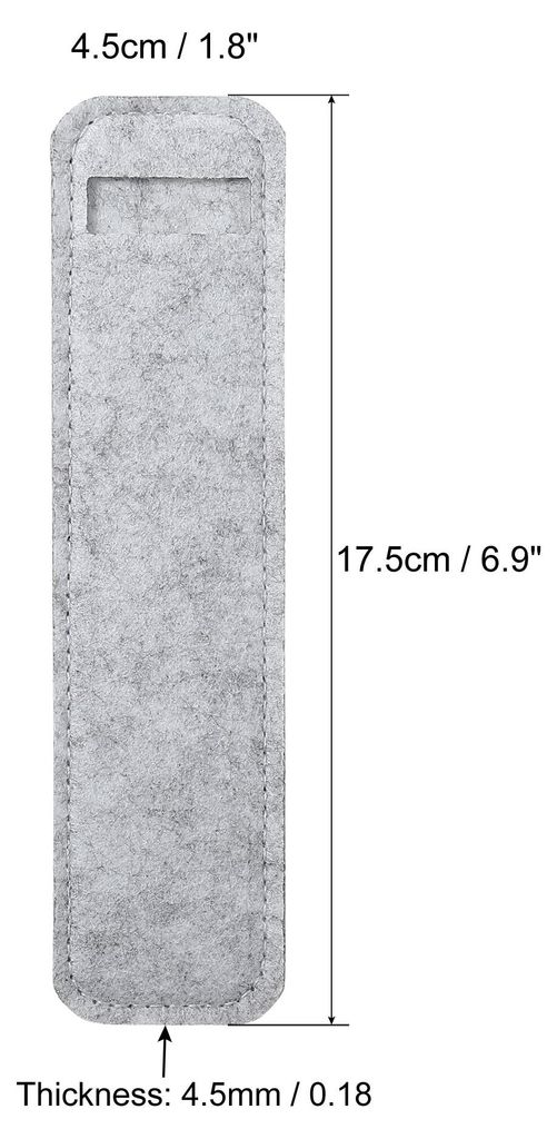 Filzstift Etui 4Pack Stifteetui Kugelschreiber-Etui Filz Bleistift Tasche Mini Schutzhš¹lle Etui Halter Grau
