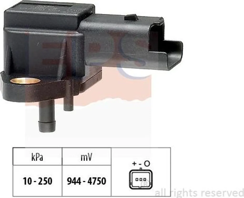 Sensore Pressione Aria EPS 1.993.030 - Ricambio OE 19207T Citroën Peugeot
