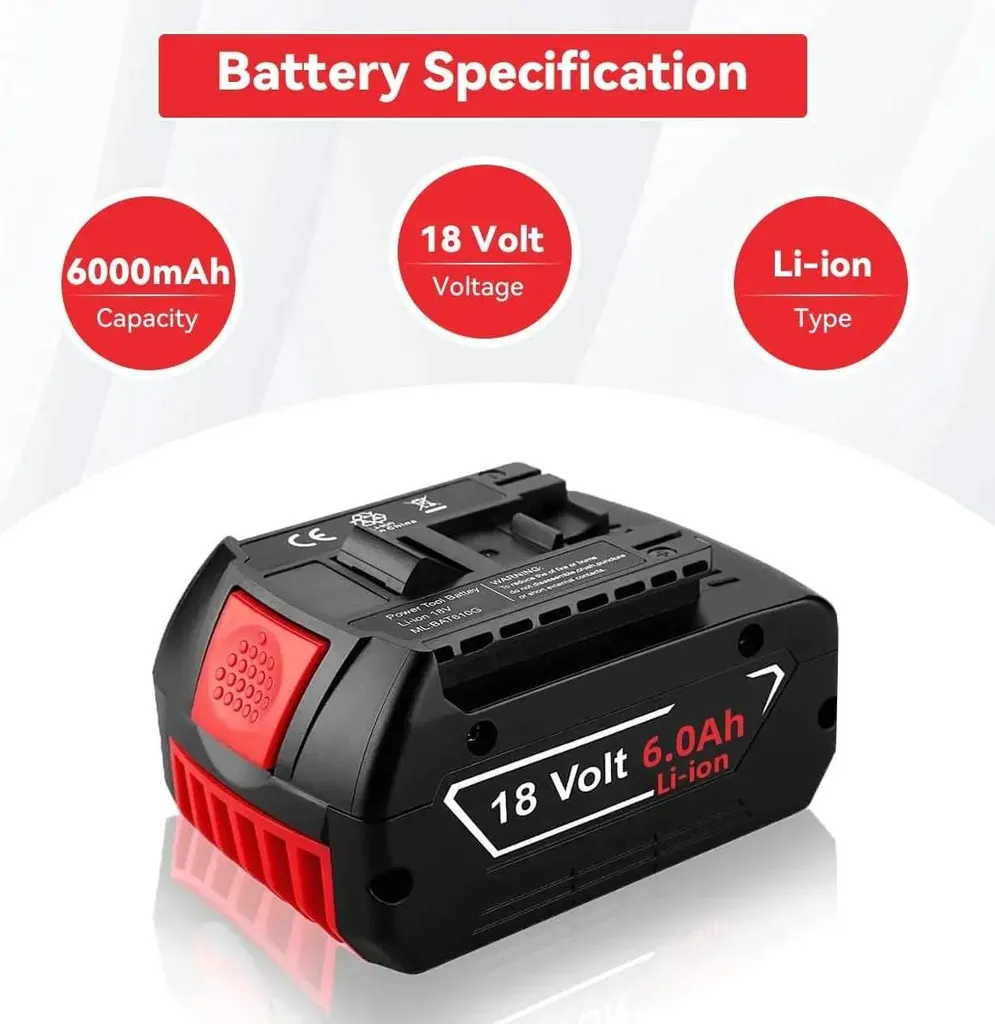 Sostituzione Batteria Bosch 18V 6000mAh: Rigenera i Tuoi Elettroutensili - 2