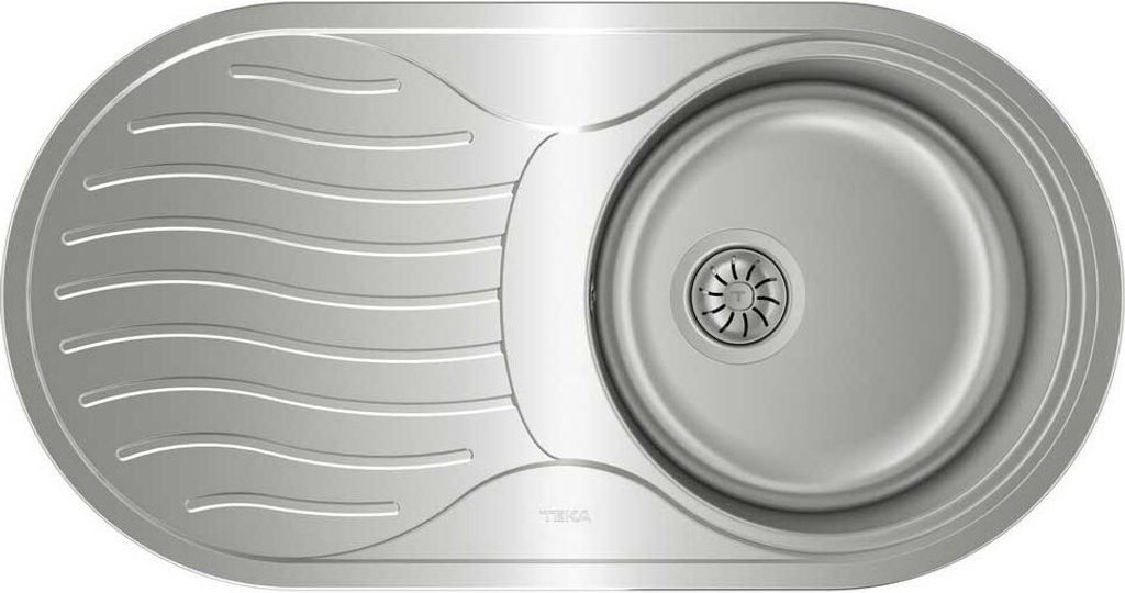 Teka DR 80 1C 1E, Zlew zamontowany na szczycie, Owalny, Zdjęcie produktu 