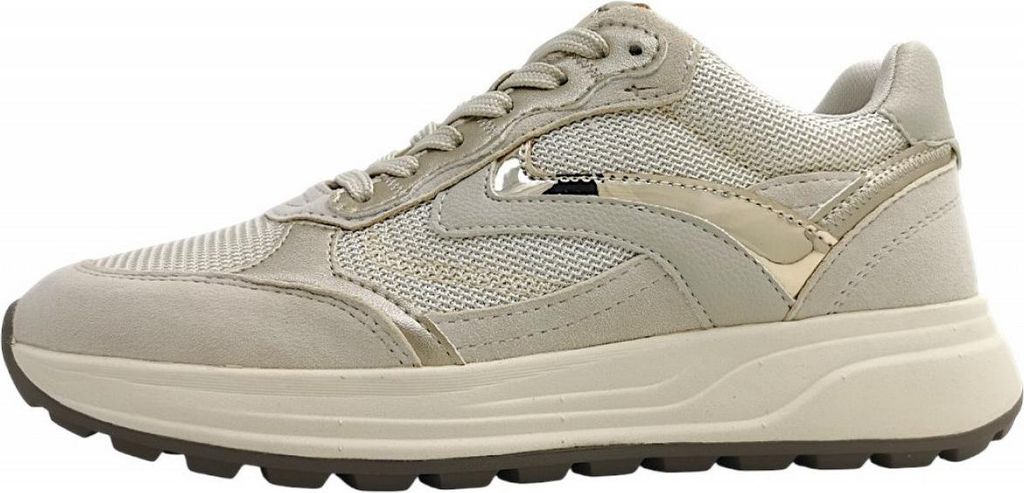 Tamaris sportlicher Schnürer Beige in Gr. 38