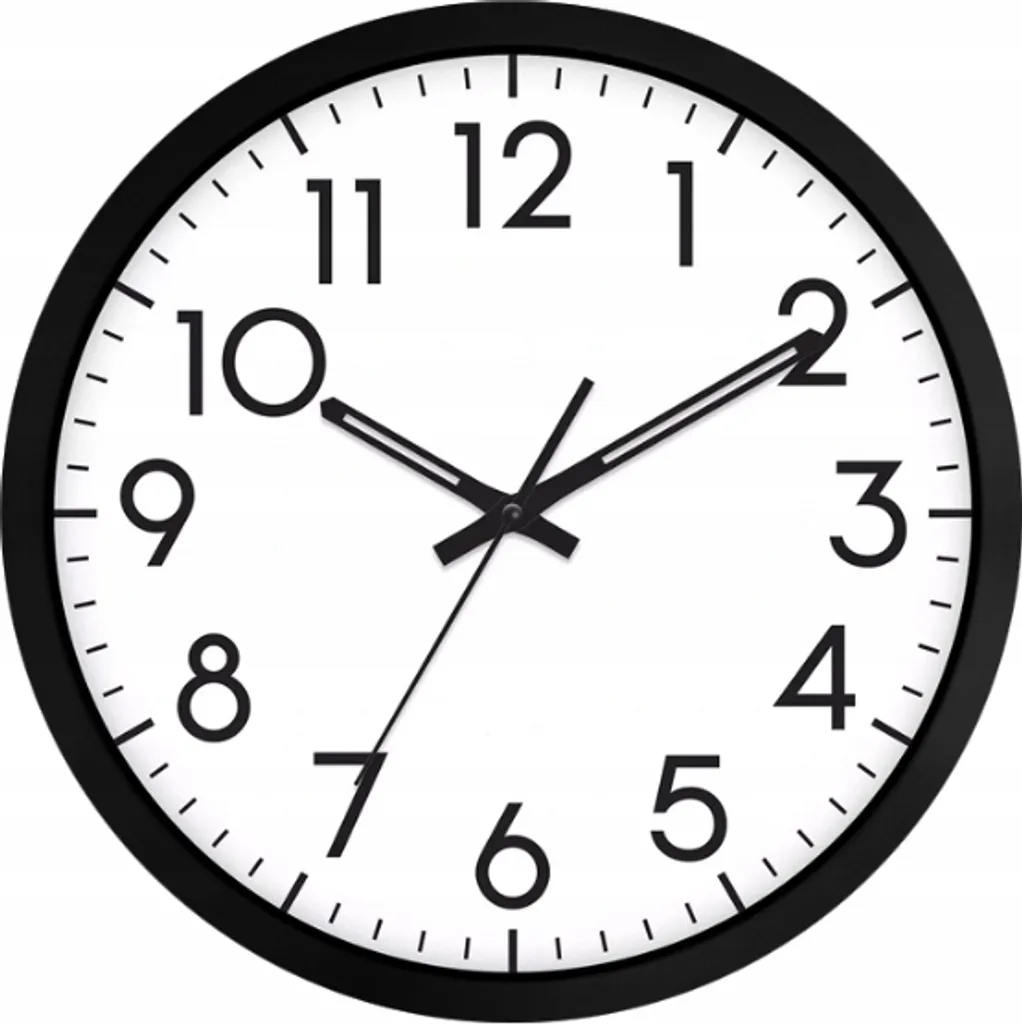 Horloge Murale Ronde Silencieuse au Style Contemporain Chic et Épuré