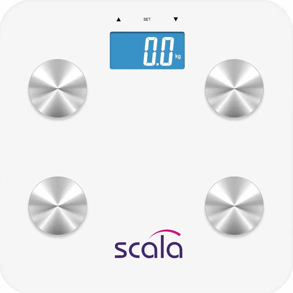 Bilancia Digitale Design SCALA SC 4280 Bianco - Bilancia Professionale 180kg
